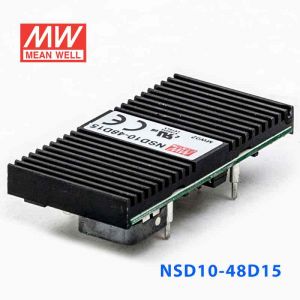 NSD10-48D15  10W  22~72V  输入 ±15V  稳压双路输出板上型明纬DC-DC变换电源
