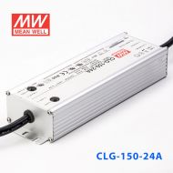 CLG-150-24A  150W  24V 6.3A 恒压+恒流PFC高效铝壳IP65防水LED电源(恒压恒流值可内部电位器调整)