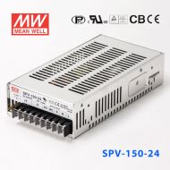 SPV-150-24 150W 24V6.25A 单路输出电压可调PFC明纬开关电源