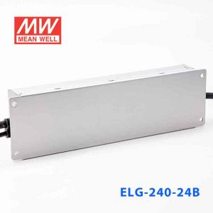 ELG-240-24B 240W 24V 10A    B型(0～10V/PWM/电阻调光)/铝壳IP67/100～305Vac输入)明纬PFC防水LED电源