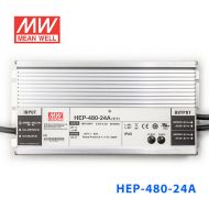 HEP-480-24A 480W24V20A无风扇全密封高效率明纬电源