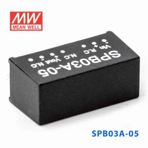 SPB03A-05  3W  9~18V  输入 5V  稳压单路输出明纬DC-DC转换模块电源