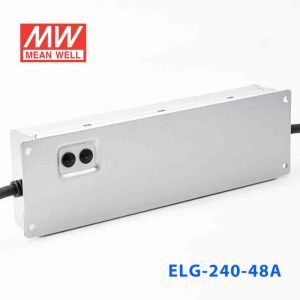 ELG-240-48A 240W 48V 5.0A   A型(电流可调/铝壳IP65/100～305Vac输入)明纬PFC防水LED电源
