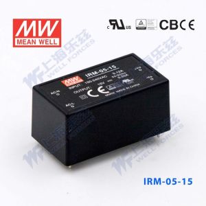 IRM-05-15  5W  15V  0.33A  单路输出高能效裸板型明纬开关电源