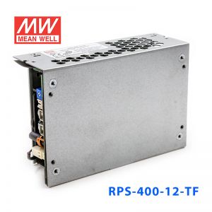 RPS-400-12-TF 400W 12V 33.3A  单路输出PFC微漏电流低空载损耗顶置风扇机壳型医用明纬开关电源