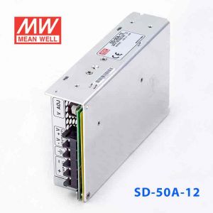 SD-50A-12  50W  9.2~18V 输入 12V 4.2A  输出有外壳明纬DC-DC转换电源