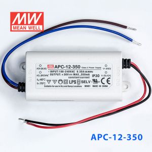 APC-12-350 12W 9-36V   350mA明纬牌恒流输出防水塑壳LED照明电源