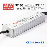 CLG-150-48B 150W 48V3.2A 恒压+恒流PFC高效铝壳IP67防水LED电源(输出端控制线电阻调光) 