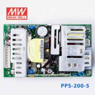 PPS-200-5  200W  5V 36A  单路输出带PFC功能无外壳PCB板明纬开关电源