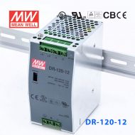 DR-120-12 120W 12V10A 单路输出导轨安装明纬开关电源