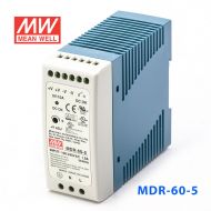 MDR-60-5 50W 5V10.5A 单输出低空载损耗DIN导轨型明纬电源
