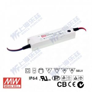 PLN-20-48  20W  48V 0.42A  恒压+恒流PFC塑壳防水LED电源(恒流值可设定) 