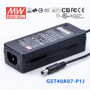 GST40A07-P1J 40W 7.5V5.34A高效能低空载损耗绿色节能桌上型适配器