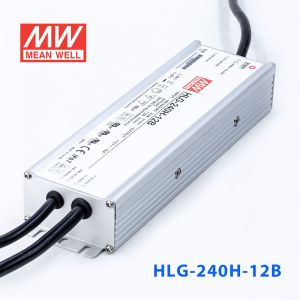 HLG-240H-12B  192W  12V 16A 强耐环境恒压+恒流PFC高效铝壳IP67防水LED电源(控制线三合一调光) 