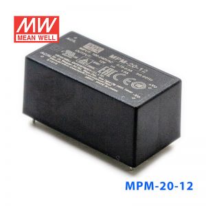 MPM-20-12台湾明纬21.6W 80~264V输入 12V1.8A输出医疗基板型电源