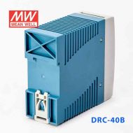 DRC-40B 40W 27.6V0.95A 单路输出浮充电直流UPS导轨安装明纬安防电源