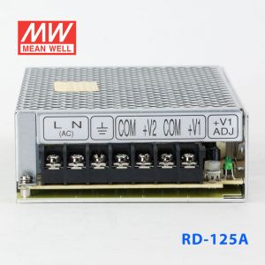 RD-125A台湾明纬5V12V双路电源125W直流稳压5V7.7A+12V7.7A双组