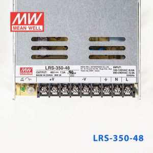 LRS-350-48 350W 48V7.3A 输出（输入电压开关选择型)明纬超薄高性能开关电源