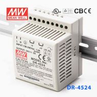 DR-4524 45W 24V2A 单路输出导轨安装明纬开关电源