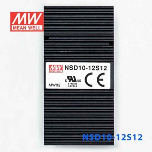 NSD10-12S12  10W  9.8~36V 输入 12V 稳压输出板上安装型明纬DC-DC变换电源