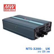 NTS-3200-212UK明纬12V320A输出纯正弦波DC-AC逆变器
