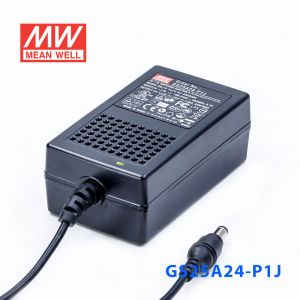 GS25A24-P1J 25W 24V1.04A 输出绿色能源明纬电源适配器(三线插口)
