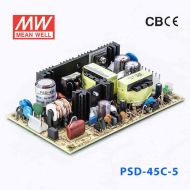 PSD-45C-5  45W  36~72V  输入 5V 9A  单路输出PCB板明纬DC-DC变换电源