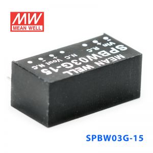 SPBW03G-15 3W 18~75V 转 15V 0.2A 稳压单路输出DC-DC模块电源