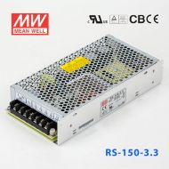 RS-150-3.3 150W 3.3V30A 单路输出明纬电源(G3系列-高性能内置有外壳)