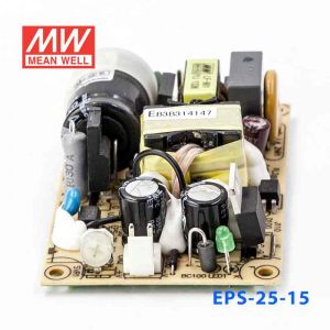 EPS-25-15 25W 15V1.7A 单路输出裸板高效低空载损耗明纬开关电源