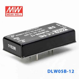DLW05B-12  5W  18~36V  输入  ±12V  稳压双路输出明纬DC-DC转换模块电源