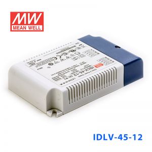 IDLV-45-12 36W 12V 3A 恒压输出无频闪二合一调光明纬LED开关电源