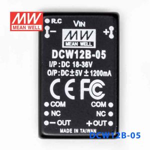 DCW12B-05  12W  18~36V  输入  ±5V  稳压双路输出明纬DC-DC转换模块电源