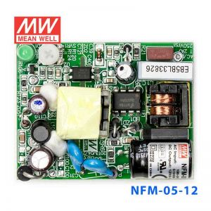 NFM-05-12  5W  12V  0.42A   微漏电PCB板单路输出板上插装型医用明纬开关电源