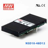 NSD10-48D12  10W  22~72V  输入 ±12V  稳压双路输出板上型明纬DC-DC变换电源
