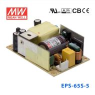 EPS-65S- 5台湾明纬50W5V直流稳压PCB裸板开关电源10A基板型