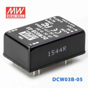 DCW03B-05  3W  18~36V  输入 ±5V  稳压双路输出明纬DC-DC转换模块电源