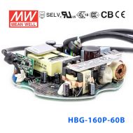 HBG-160P-60B 160W 宽范围输入 36~60V 2.6A输出  工矿灯用铝壳明纬LED电源(三合一调光功能)