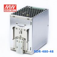 SDR-480-48 480W 48V10A 高效率高功率因素单路输出DIN导轨安装明纬开关电源