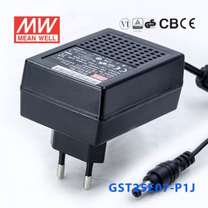 GST25E07-P1J 22W 7.5V2.93A高效能低空载损耗绿色节能欧规适配器