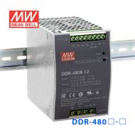 DDR-480D-12明纬400.8W 67.2~154V输入12V33.4A输出导轨DC-DC转换