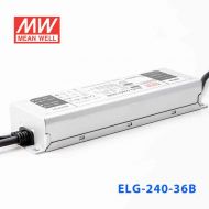 ELG-240-36B 240W 36V 6.66A     B型(0～10V/PWM/电阻调光)/铝壳IP67/100～305Vac输入)明纬PFC防水LED电源