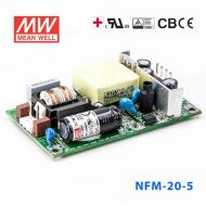 NFM-20-5  20W  5V 4.4A  微漏电PCB板单路输出板上插装型医用明纬开关电源