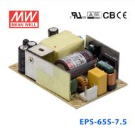 EPS-65S-7.5 65W 7.5V8A 单路输出裸板高效低空载损耗明纬开关电源