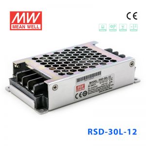 RSD-30L-12 30W 18~72V输入 12V 2.5A 输出铁道专用明纬DC-DC转换电源