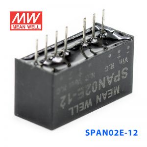 SPAN02E-12 2W 4.5~9V 转 12V 167mA非稳压单路输出DC-DC模块电源