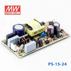 PS-15-24  15W  24V 0.625A  单路输出无外壳PCB板明纬开关电源
