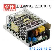 RPS-200-48-C 200W 48V 3A  单路输出微漏电低空载损耗医用有外壳明纬开关电源