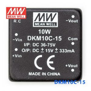 DKM10C-15 10W 36~75V 转 ±15V 333mA 非稳压双路输出DC-DC模块电源