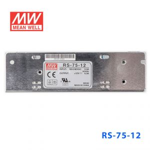 RS-75-12 75W 12V6A 单路输出明纬开关电源(G3系列-高性能内置有外壳)